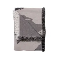 aytm - plaid floreo en tissu, lurex couleur gris 24.99 x cm made in design