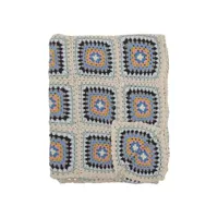 bloomingville - plaid plaids en tissu, coton recyclé couleur multicolore 150 x 125 0.1 cm made in design