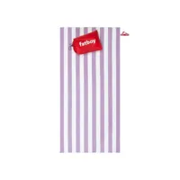 fatboy - serviette de plage beach baggy en tissu, microfibre couleur violet 50 x 30 3 cm made in design