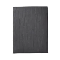 drap plat fines rayures en bambou gris 240 x 300