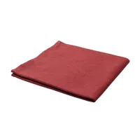 serviette de table unie en polylin, groseille 45 x 45
