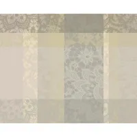 set enduit imperméable pur coton beige 40x50