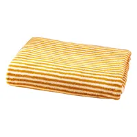 drap de bain 70x140 jaune ocre en coton 450 g/m²