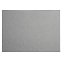 set de table en tissu polyester gris clair