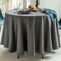 nappe 150x200 gris anthracite en polyester