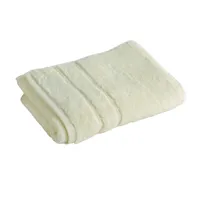 serviette de toilette 50x100 blanc ivoire en coton