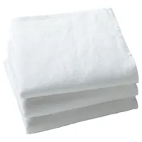 serviette de table 41x41 blanc en lin 180 g/m²