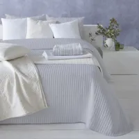 couvre lit réversible jacquard de coton 180x270 cm