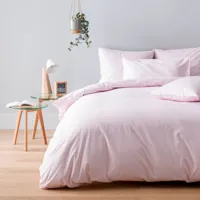 parure de lit     rose pâle 240 x 220 cm