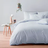 parure de lit     bleu pâle 140 x 200 cm