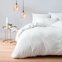 parure de lit     blanc 240 x 220 cm