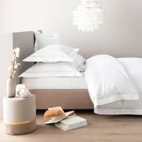 parure de lit    blanc 260 x 240 cm coton égyptien
