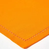 homescapes - lot de 4 serviettes de table en coton, orange - orange