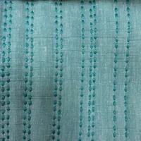 tissu matelassé boutis motif supriqûres bleu 260cm